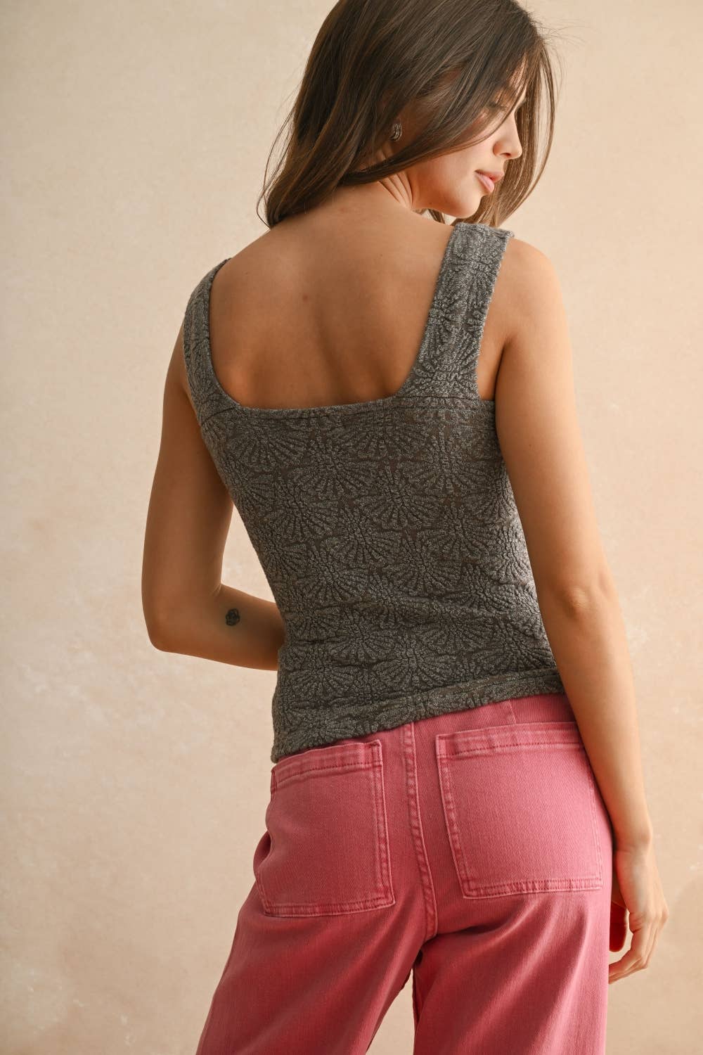 Jamie Pattern Knit Tank
