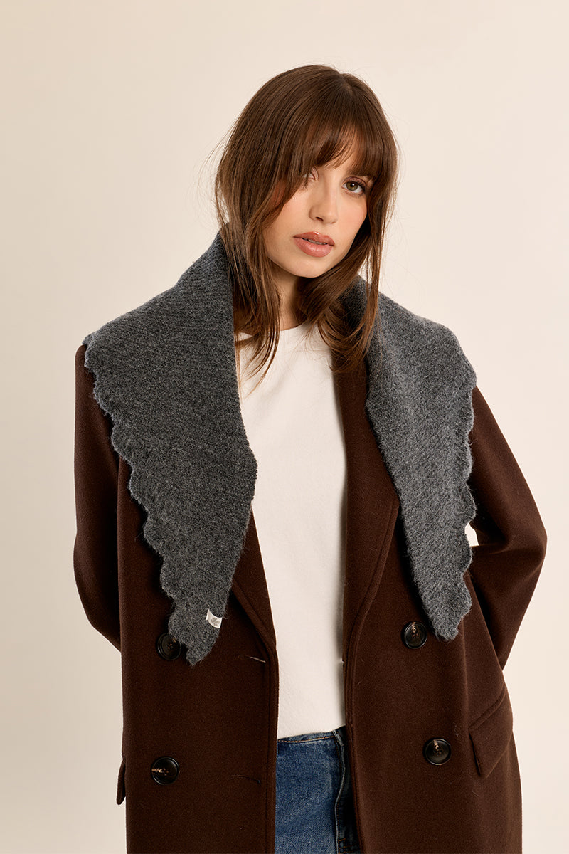 Elinor Scalloped Edge Scarf
