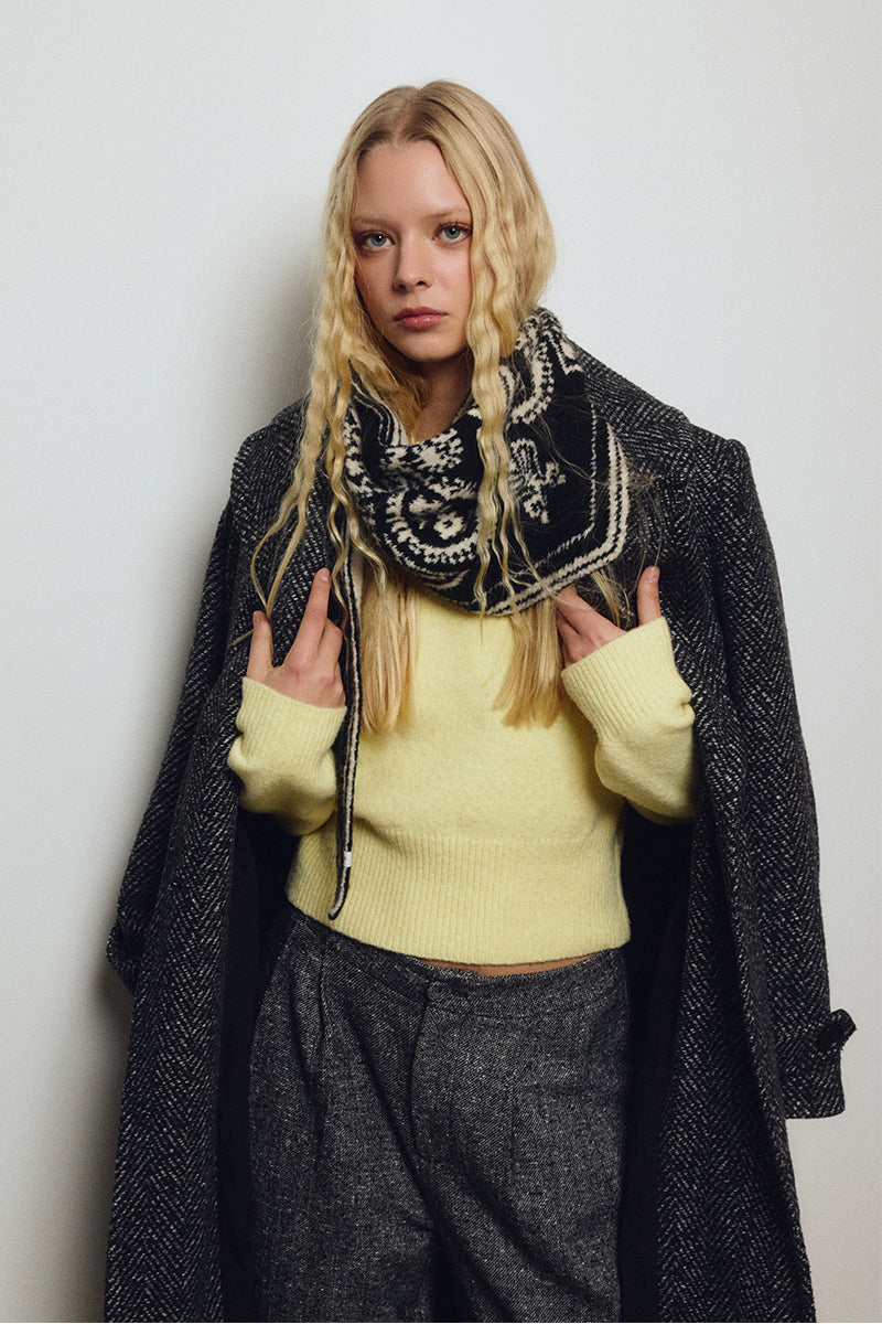 Ashlyn Knitted Bandana Scarf