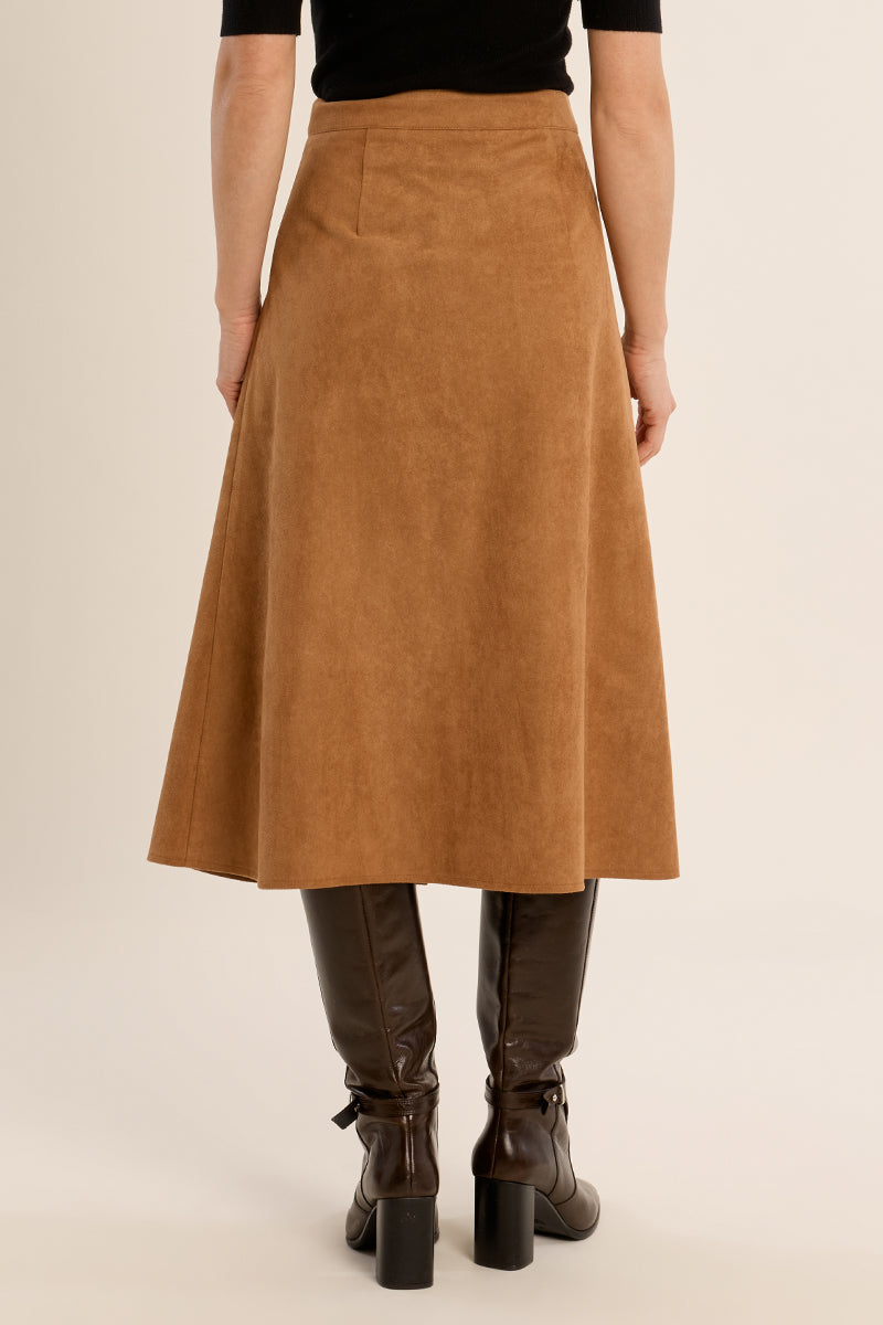 Eloise Faux Suede Skirt