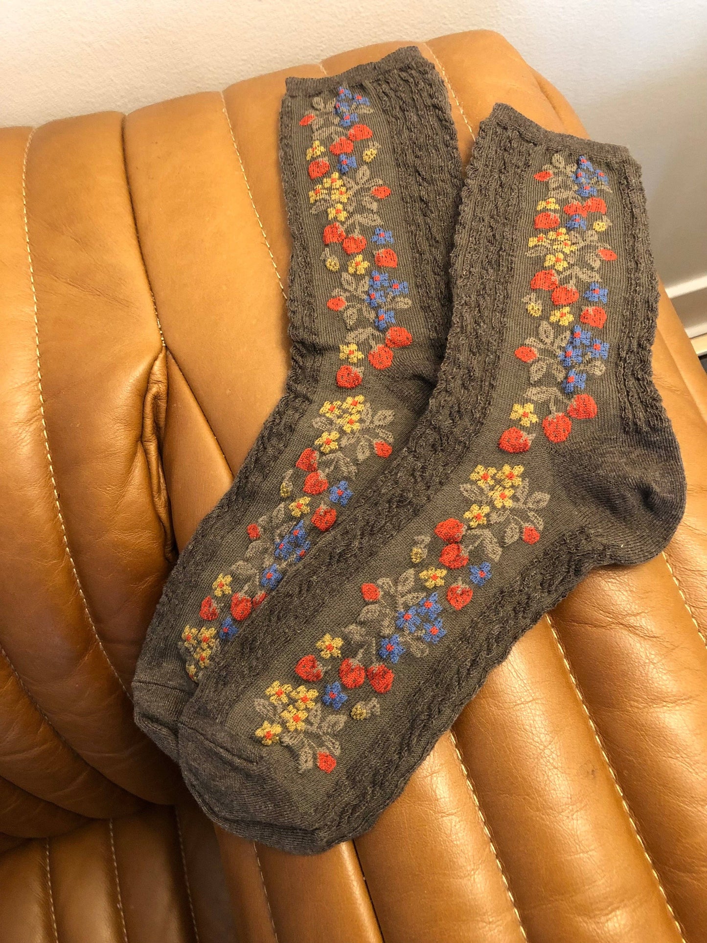 Strawberry Garden Sock