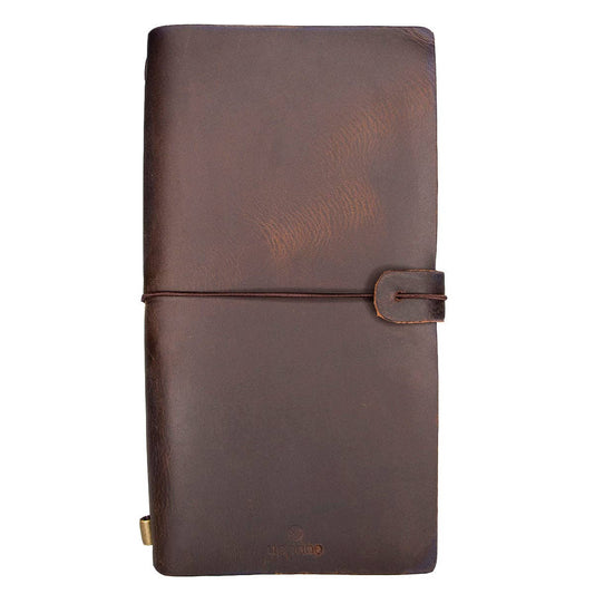 Explore Leather Bound Traveler's Notebook - Large Chestnut