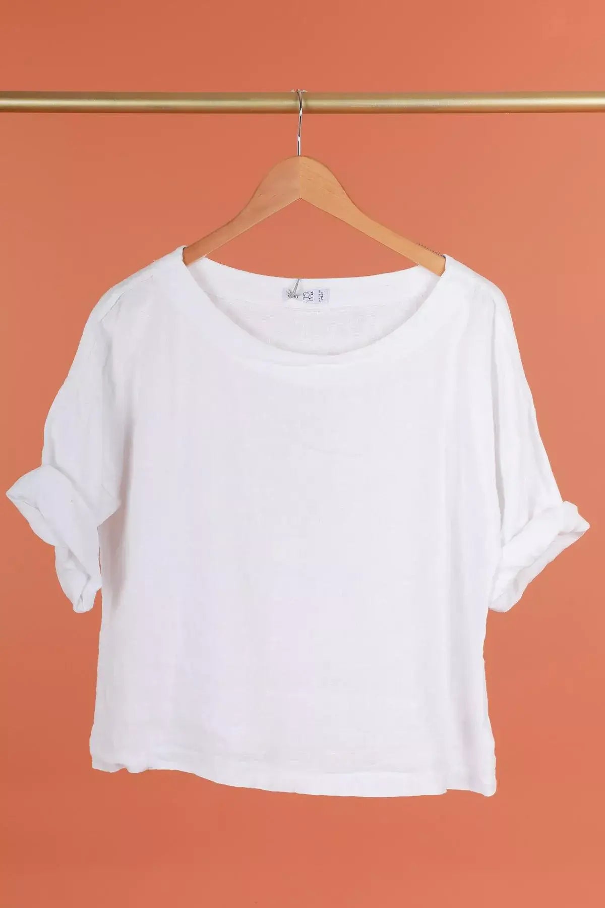Faith Round Neck Linen Top