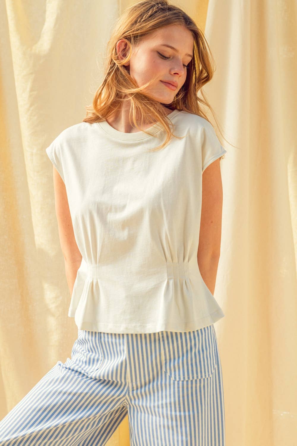 Etta Cinched Waist Tee