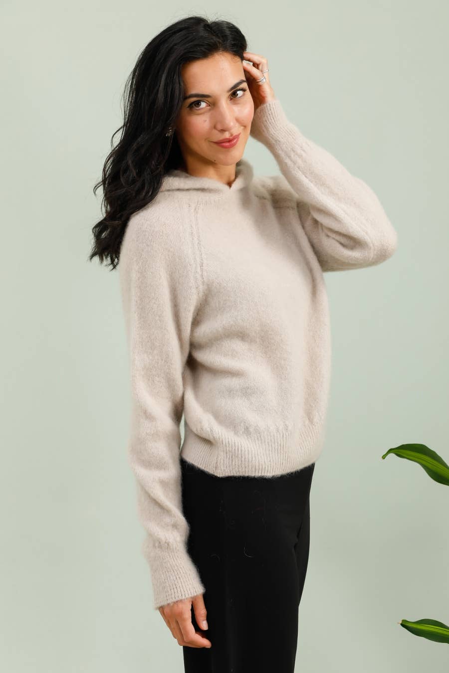 Jocelyn Hoodie Knit Sweater