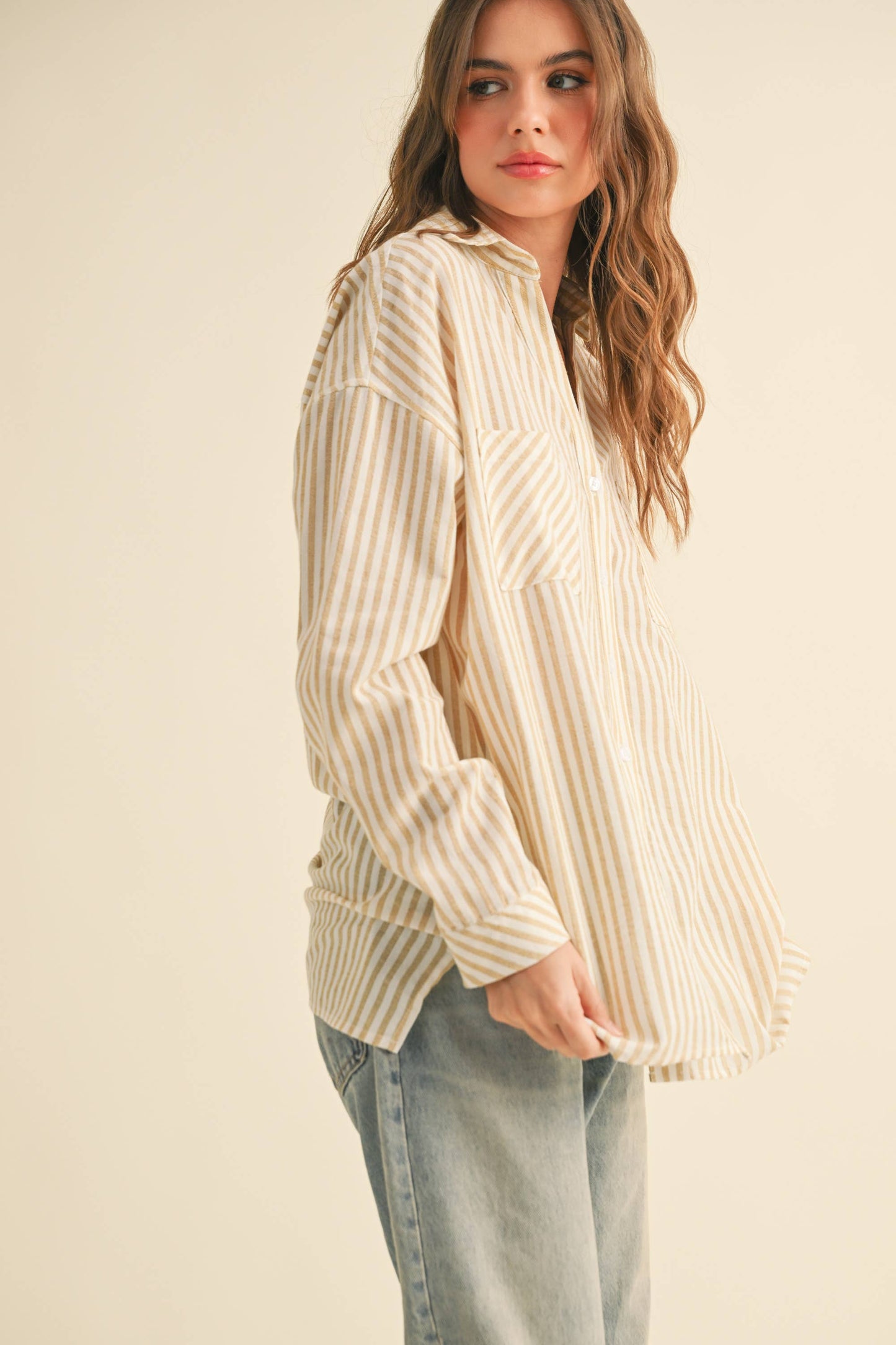 Mabel Striped Buttondown