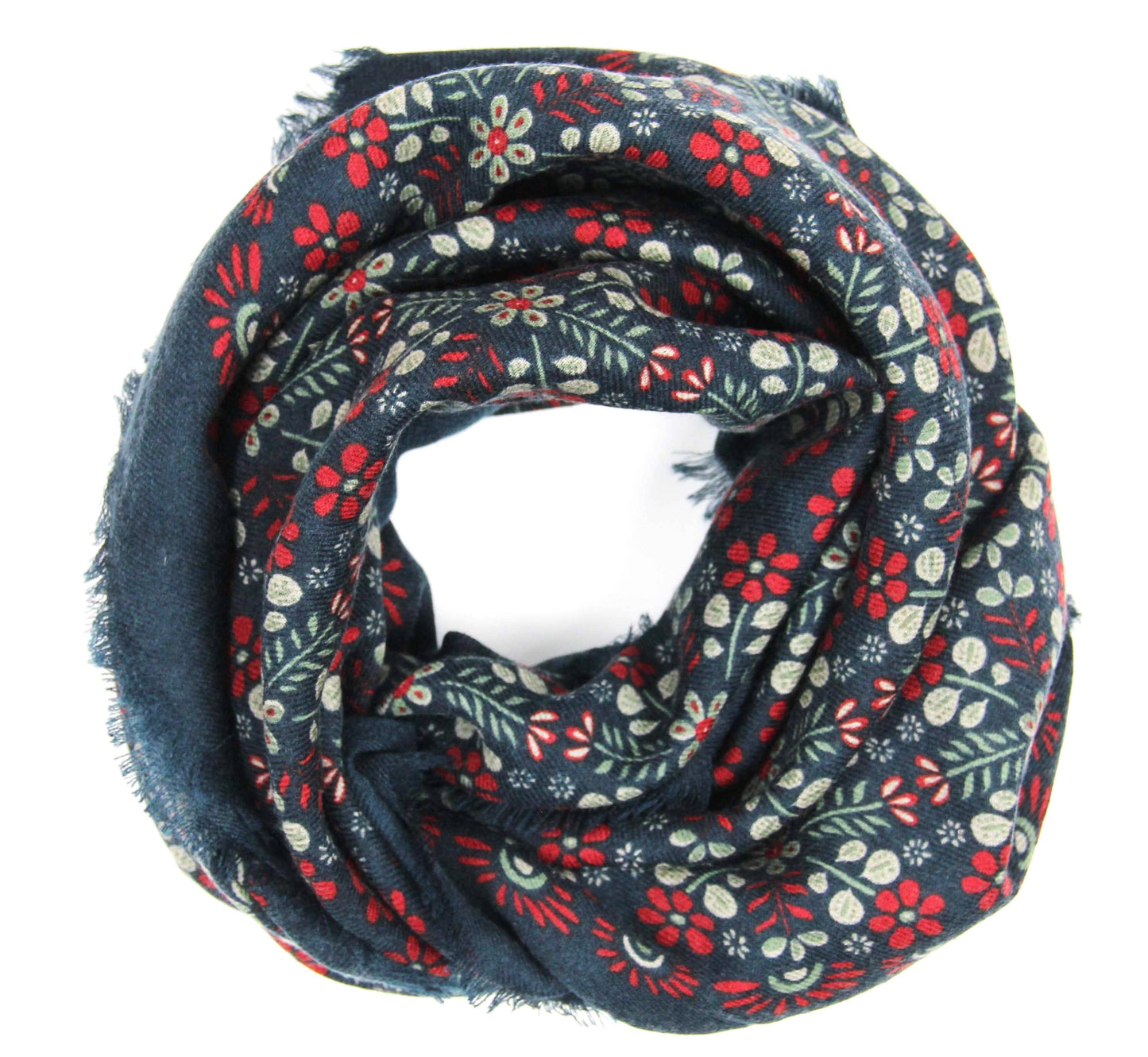 Agata Navy Wool Square