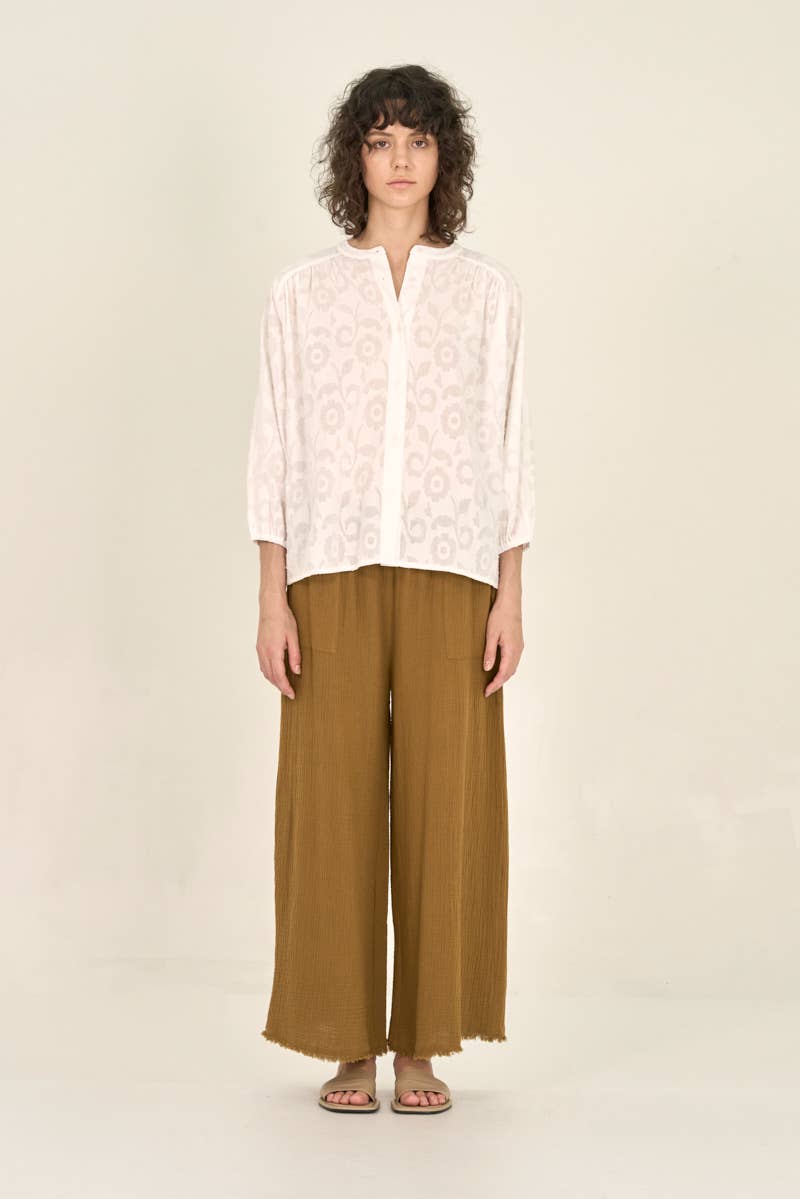 Cassandra Jacquard Blouse