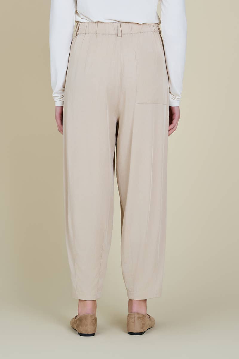 Sylvie Tencel Barrel Pants