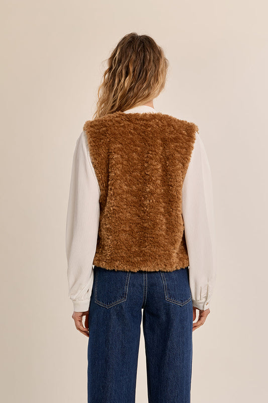Amber Teddy Vest