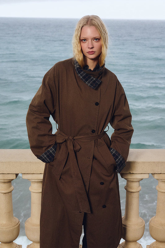 Genevieve Belted Trench Coat