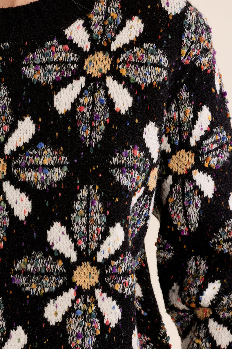 Harper Floral Print Sweater