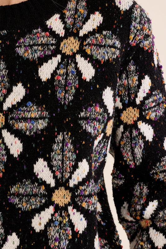 Harper Floral Print Sweater