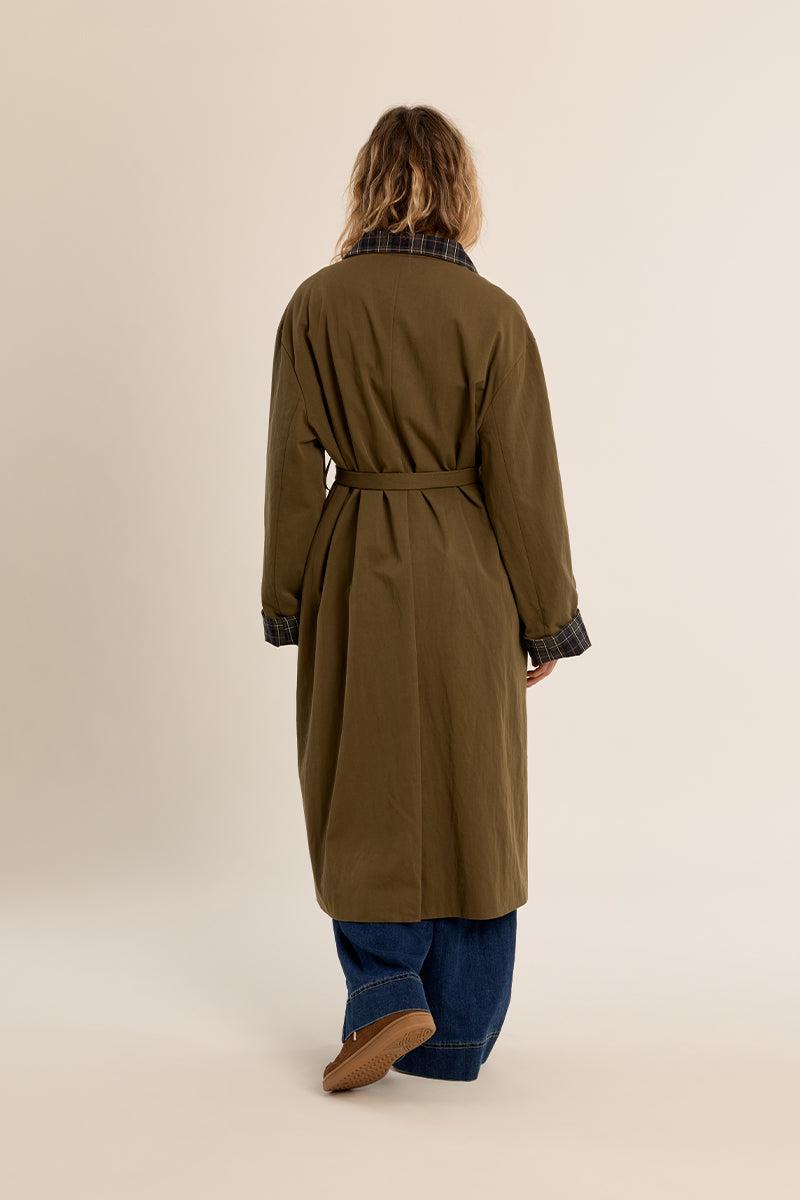 Genevieve Belted Trench Coat