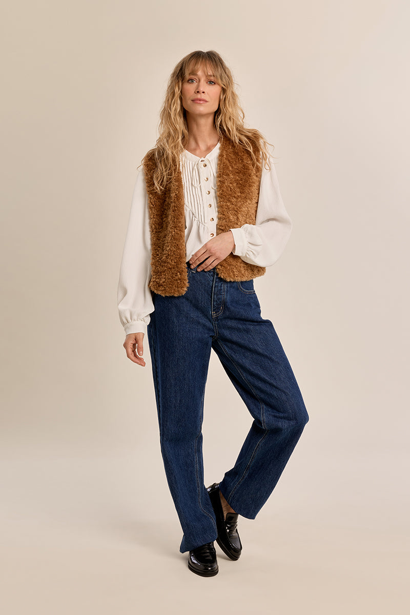 Amber Teddy Vest