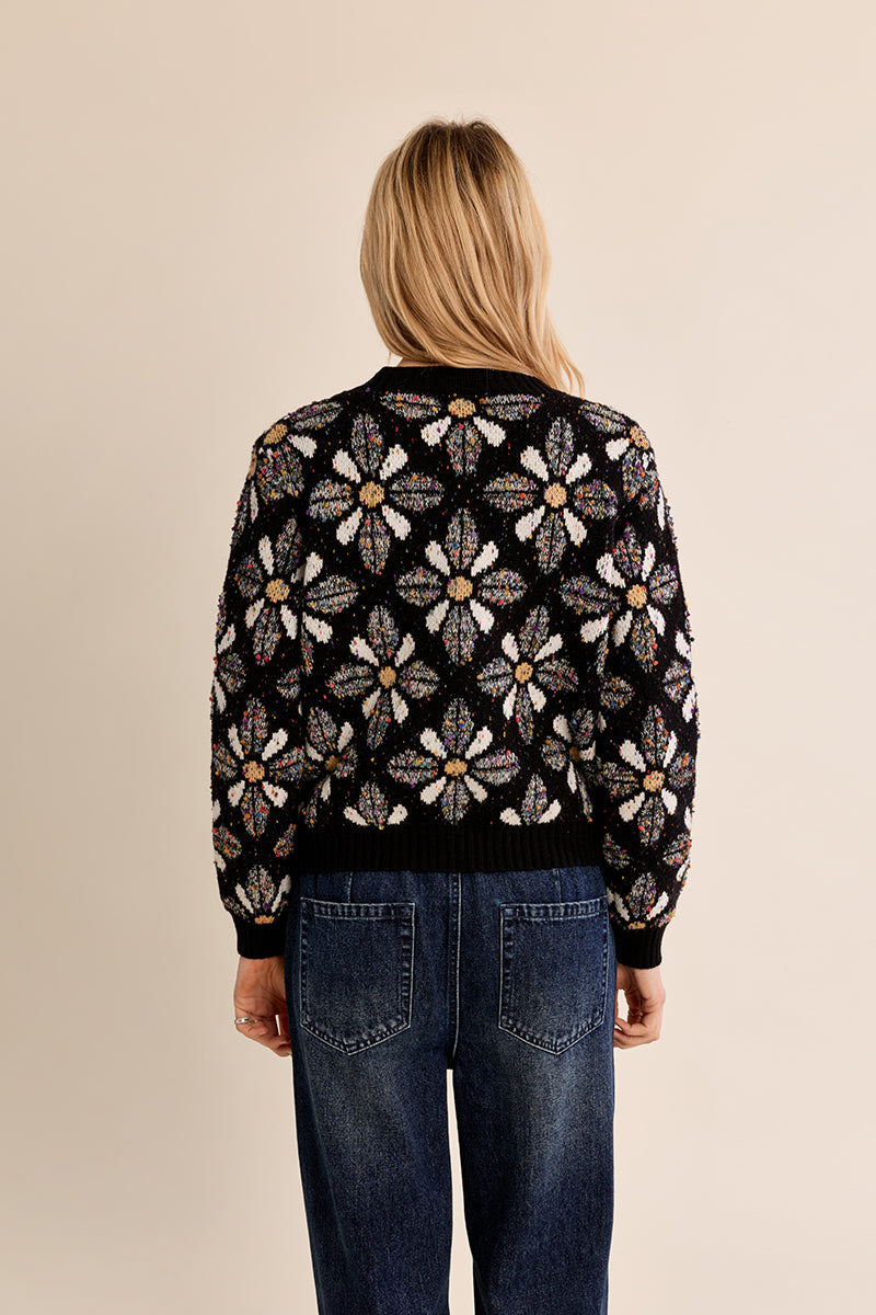 Harper Floral Print Sweater