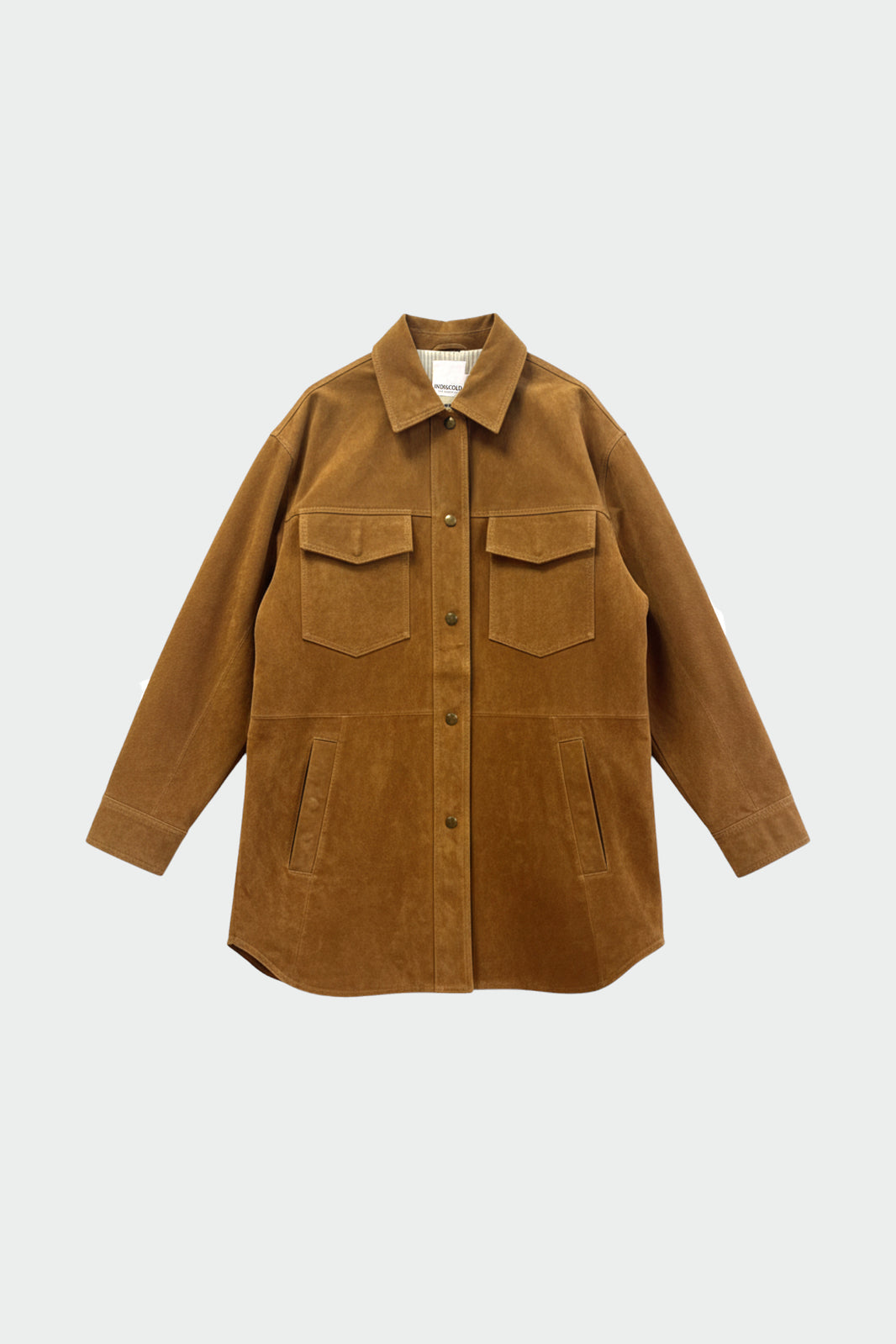 Sienna Leather Pocket Parka