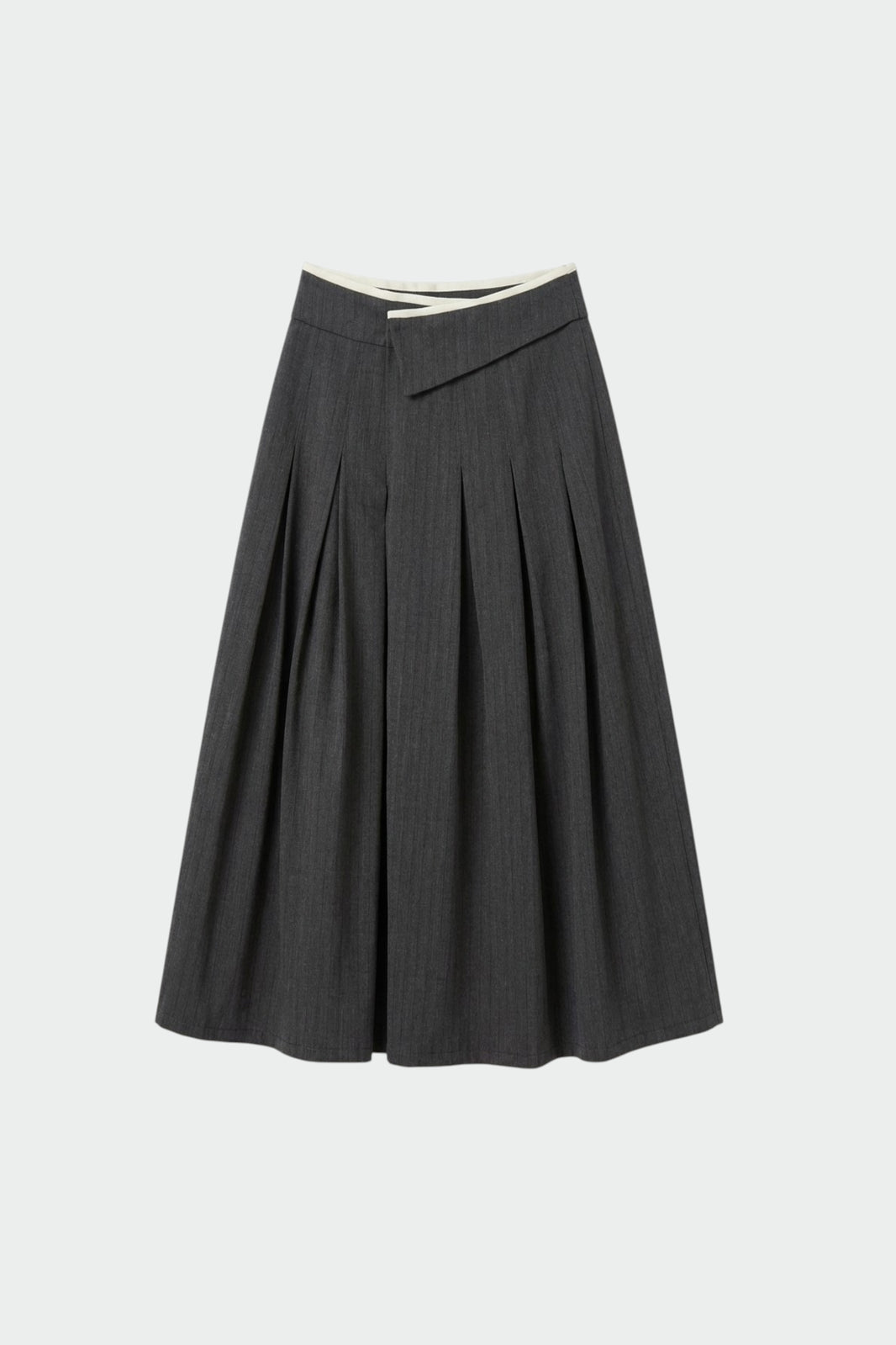Sarah Pleated Crossover Skirt