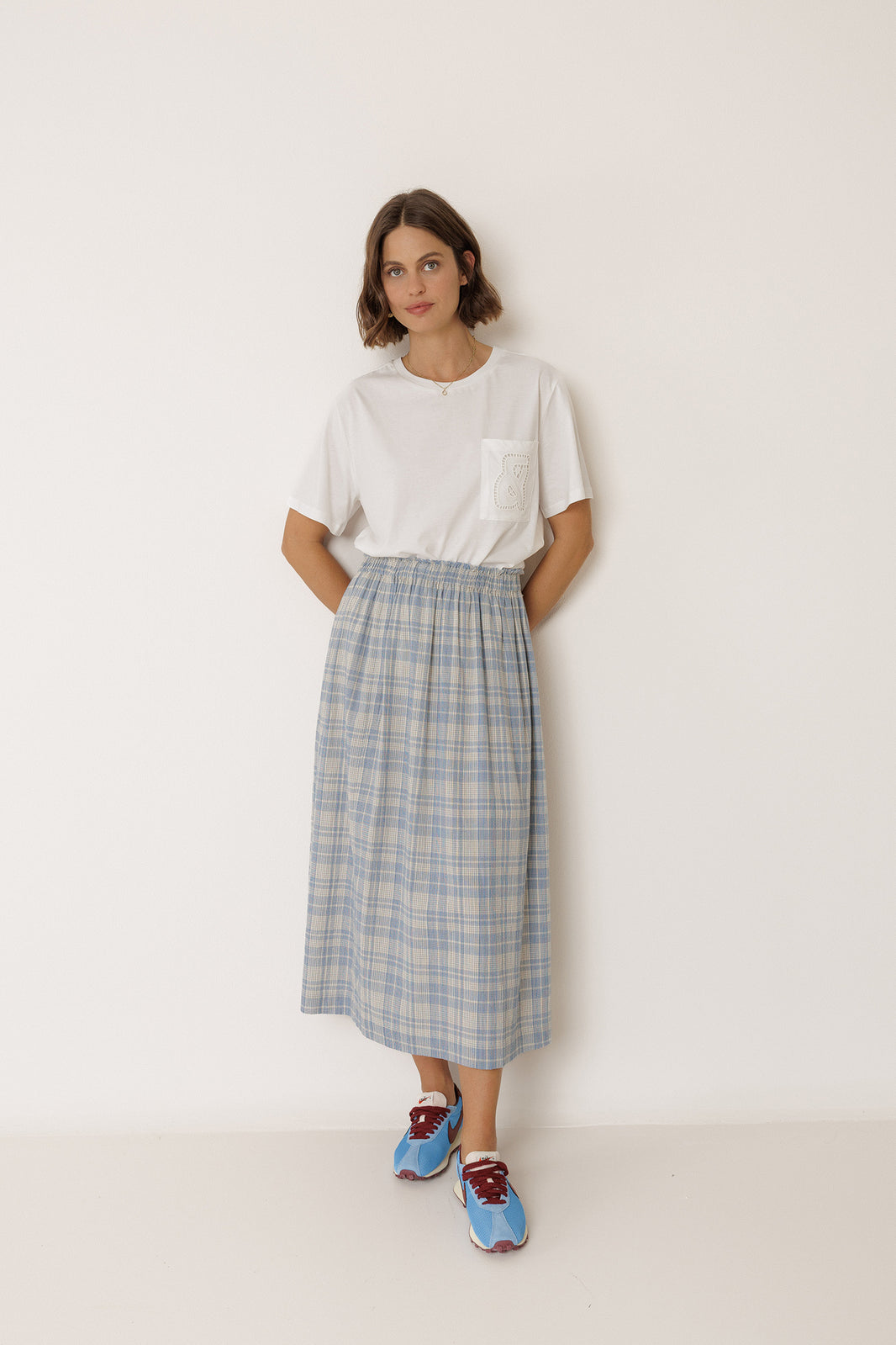 Erica Check Skirt
