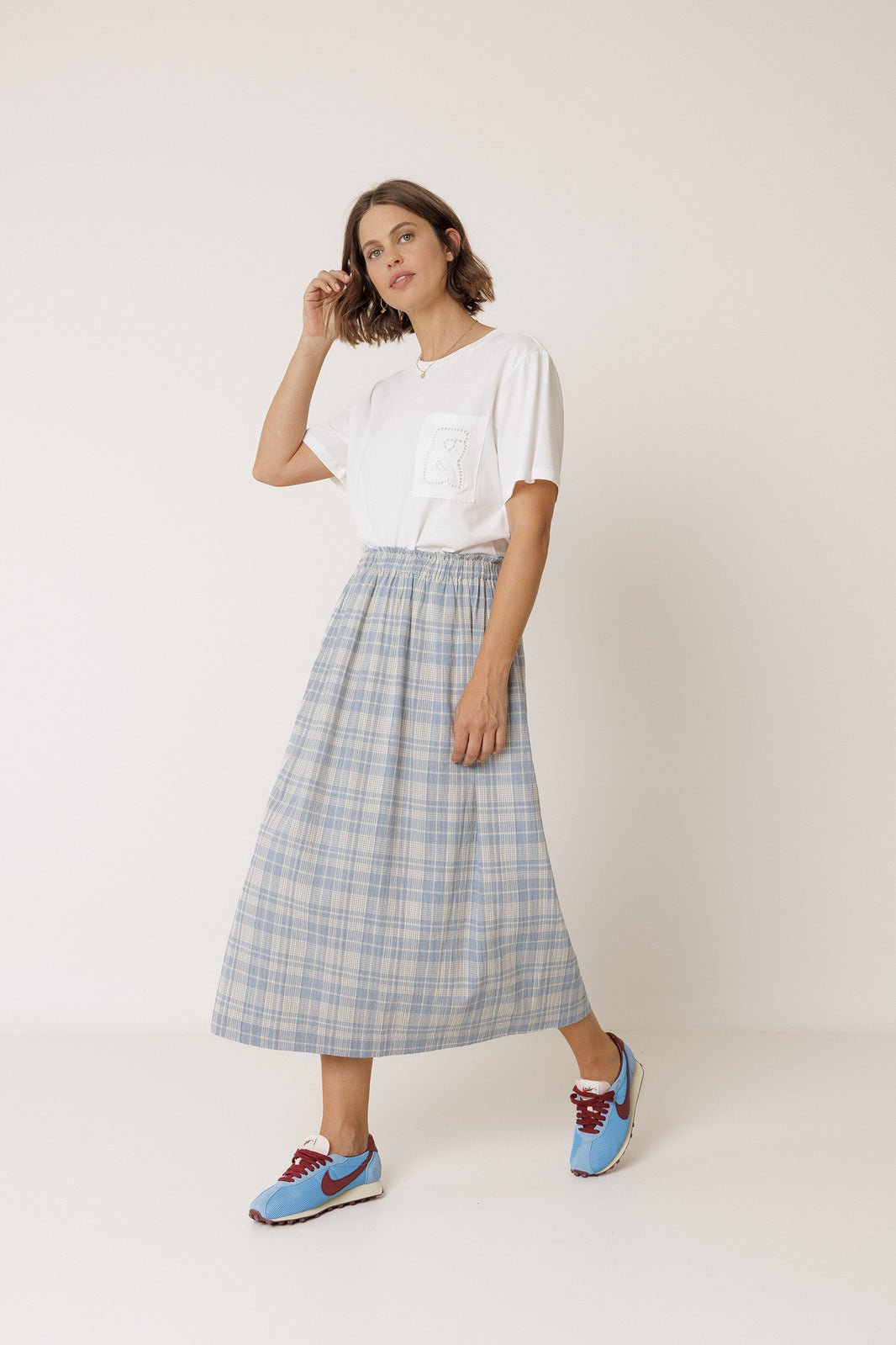 Erica Check Skirt