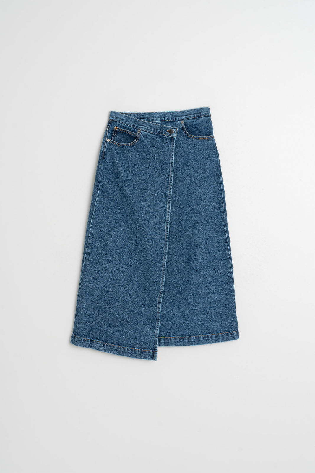 Beatrice Denim Wrap Skirt